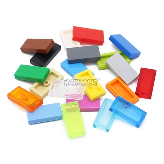 Marumine 200 pièces 1x2 blocs de construction de carrelage accessoires en vrac 3069 briques MOC pièc