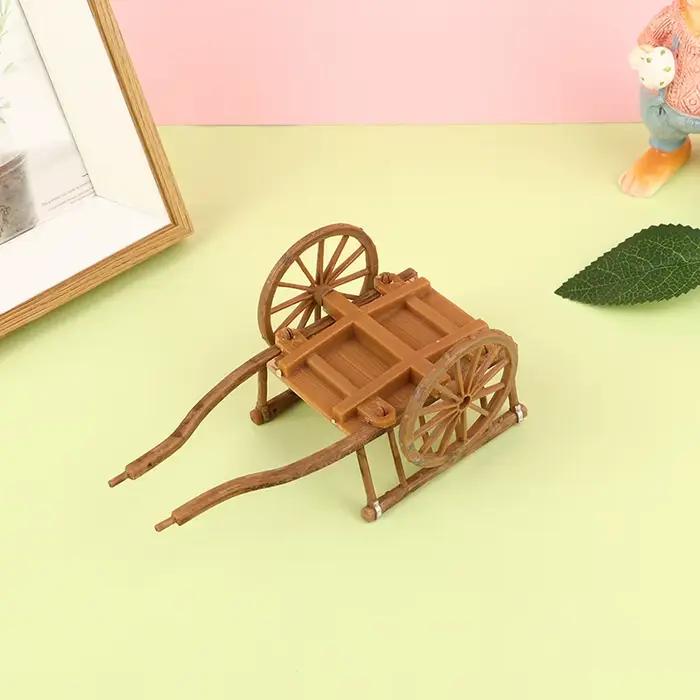 Maison de poupée Miniature, Simulation de chariot assemblé, accessoires de meubles pour maison de po