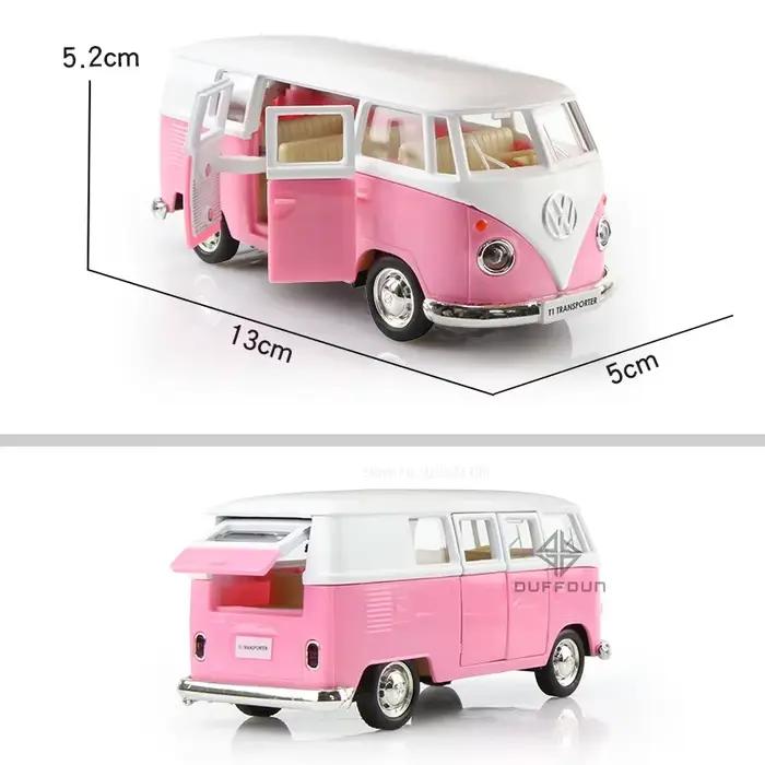 Voitures miniatures en alliage moulé sous pression pour enfants, Volkswagen, Rack VW, Bus Toys, Coll