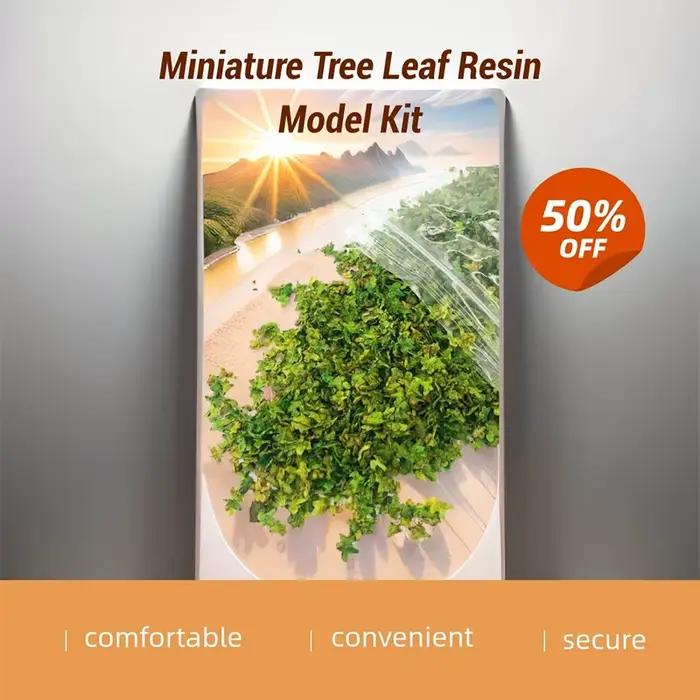 Kit de modèle de feuille d'arbre Miniature de Simulation de 33ml, Micro feuilles de paysage, accesso