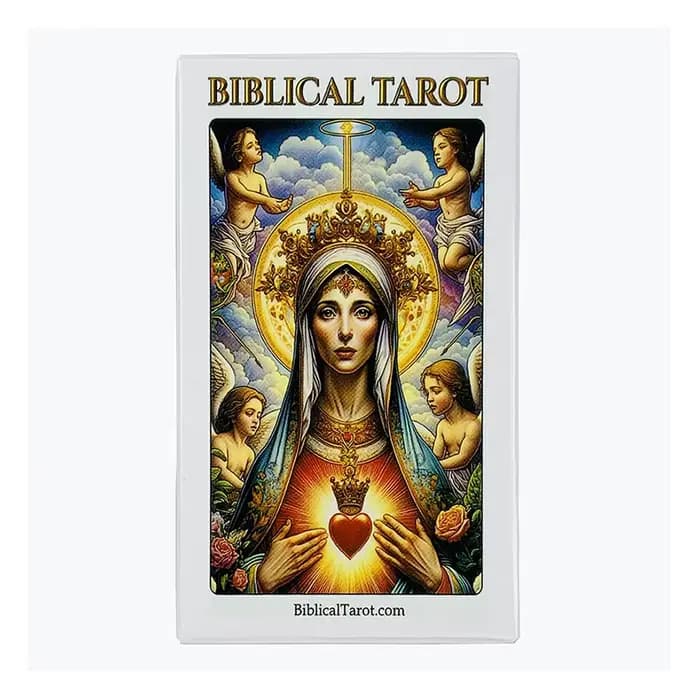 Cartes de Tarot bibliques, Illustration de carte Oracle, prédiction mystérieuse, Divination, jeu de