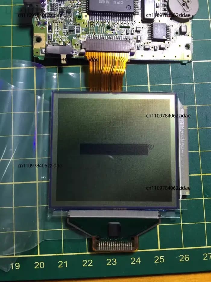 Écran LCD d'origine pour console de jeu GAME BOY POCKET démonté - Écran parfait en noir et blanc