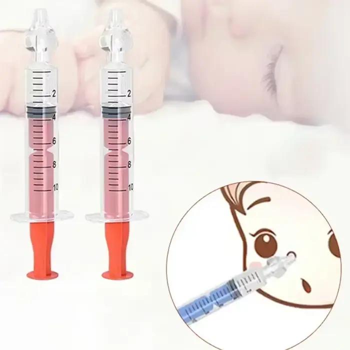 Seringue d'aspirateur Nasal pour bébé, 10ML, nettoyeur de nez pour bébé, rinite, lave-nez, irrigateu