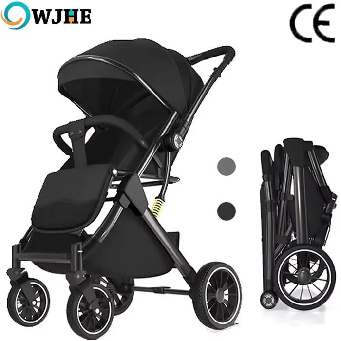 Poussette de luxe OWJHE pour bébé, ultra-légère et portable, avec amortisseurs, idéale pour les nouv