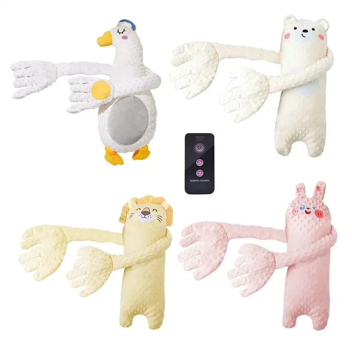 Coussin de Sommeil Électrique pour Bébé avec Télécommande, Jouet Apaisant Anti-Surprise pour Tout-Pe