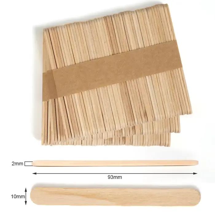 50/100 pièces bâtons de glace Popsicle bâtons en bois cuillère à crème glacée artisanat Art crème gl