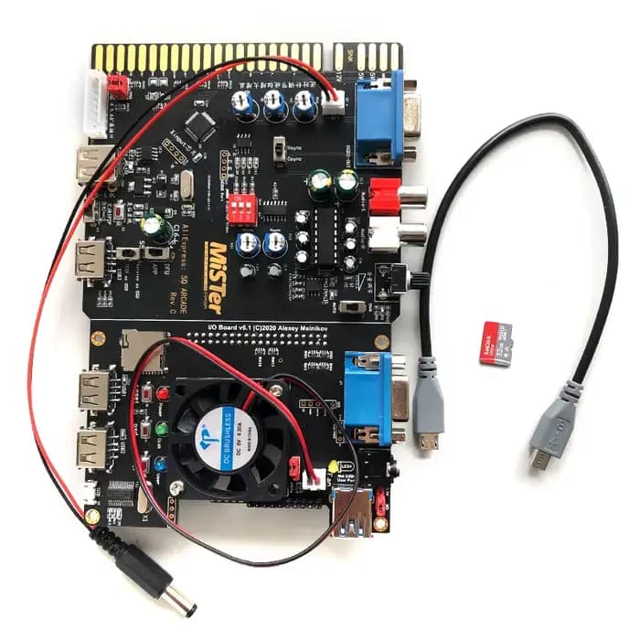 Kit complet ata STer FPGA DE10-Nano ata STer vers JAMMA/JVS Retro Video Game Conversion Board ata ST