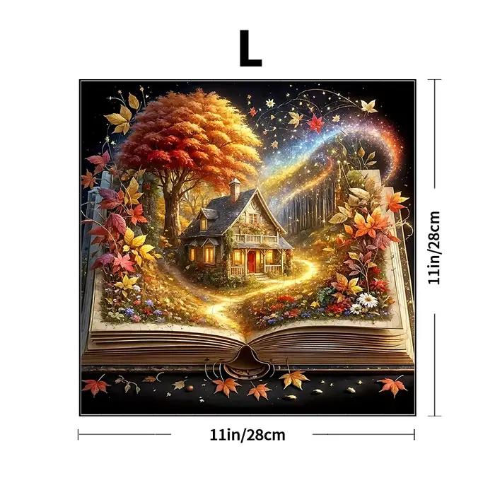 Puzzle en bois cadeau exquis – Puzzle stimulant la difficulté 5A pour adultes, impression UV vibrant