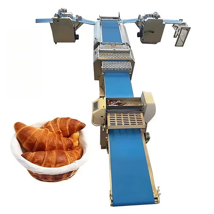 Machine automatique de garniture de rouleau de Croissant, équipement de cuisson Intelligent à haute