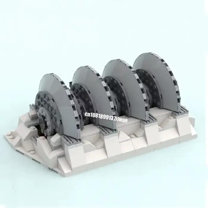 Nouveau 284 pièces scène de film de bataille étoile MOC Hoth générateur d'énergie principale à 4 niv
