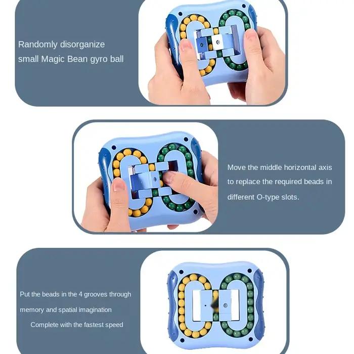 Jouet de doigt de haricot magique rotatif, jeux de puzzle pour enfants et adultes, jouets éducatifs