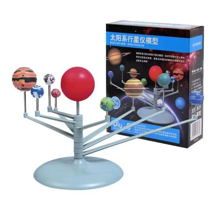 Kit de Modélisation de Système Solaire DIY 3D – Huit Planètes – Projet Scientifique Éducatif – Jouet