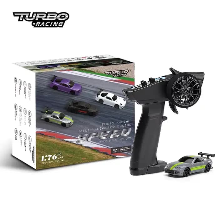 Turbo Racing 1:76 C64 C63 C61 C62 C72 C73 C74 C75 RTR Jouets de course plats sur route RC Drift Car