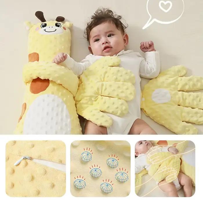 Nouvelle poupée de confort Pat And Hug, peluche apaisante pour les enfants qui couchent sur le dos,