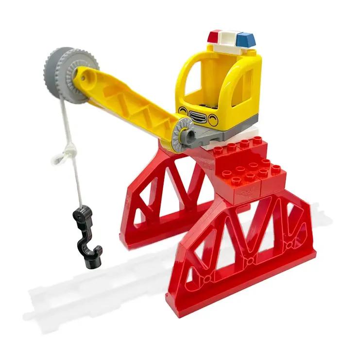 Grand bloc de construction, ensemble de voies, Locomotive électrique intelligente, Train Duplo ferro