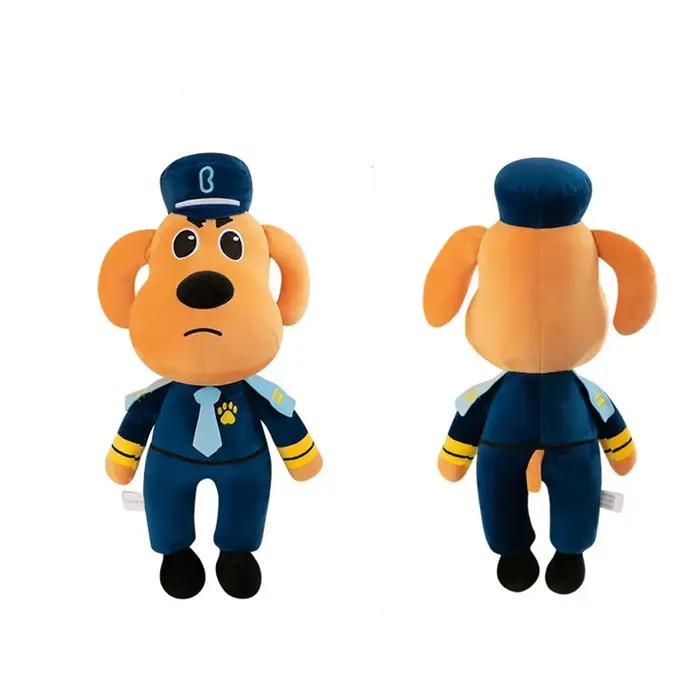 30 cm shérif Labrador chien en peluche poupée Anime sgent de sécurité Labrador loup chien en peluche