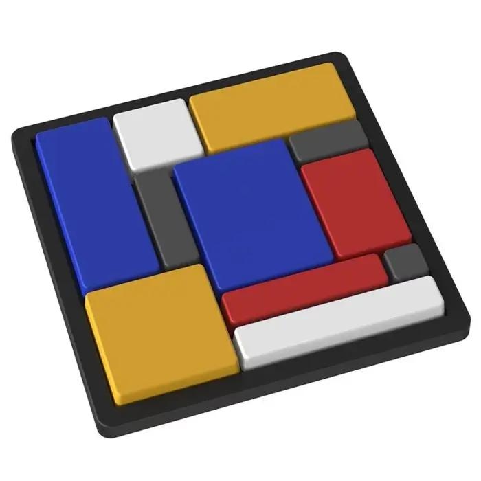 Cubes d'intelligence géométriques colorés pour l'entraînement à la pensée logique et le développemen