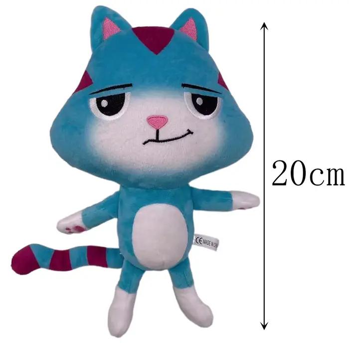 Nouveau Gabbys maison de poupée en peluche Mercat dessin animé animaux en peluche chat souriant voit