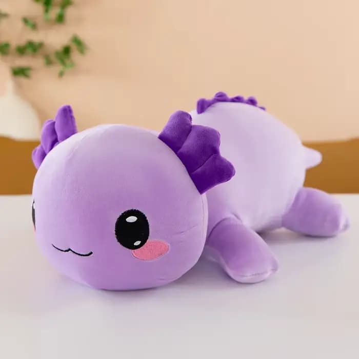 Nouvelle Peluche Axolotl de Style Mexicain Transfrontalier en Quatre Couleurs : Le Cadeau d'Annivers