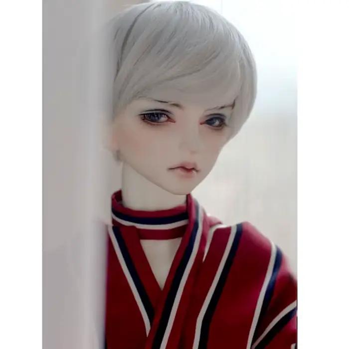 Perruque Bjd Style Cool 1/3 1/4 1/6 1/8, cheveux courts haute température MSD SD pour poupée BJD
