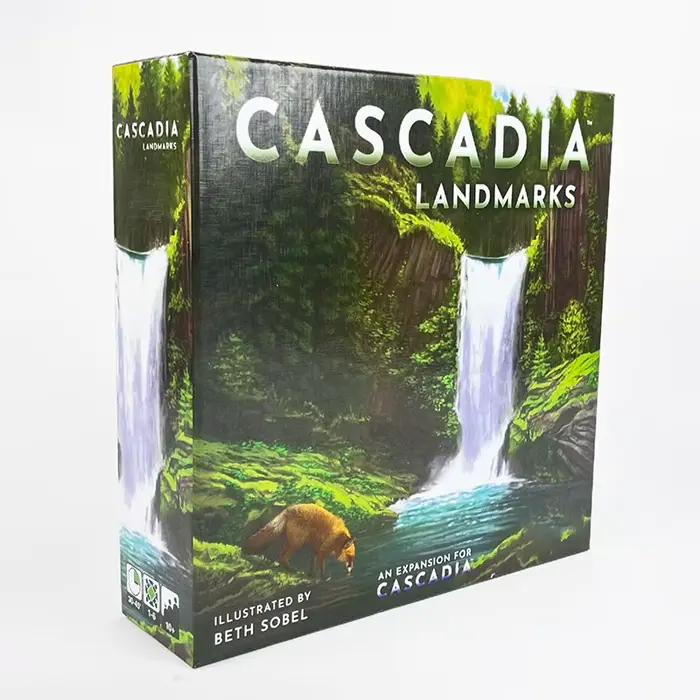 Jeu de société Cascadia LANDMARKS, jeu d'échecs anglais, facile à apprendre, jeu rapide pour enfants