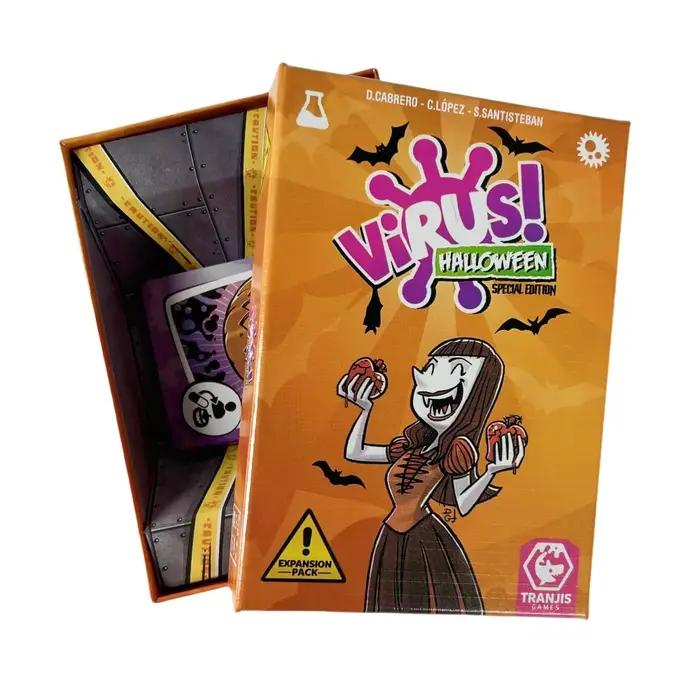 Jeu de cartes infectées par virus intéressant, Version anglaise, jeu interactif de cartes de table p