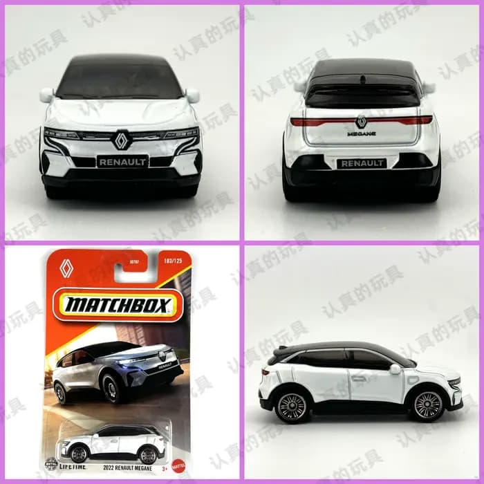 Voiture miniature Matchbox 1:64 Super voiture 2022 RENAULT MEGANE et plus Matchbox