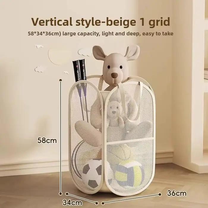 Panier de rangement pour jouets pour enfants, panier à linge de grande capacité, panier de rangement