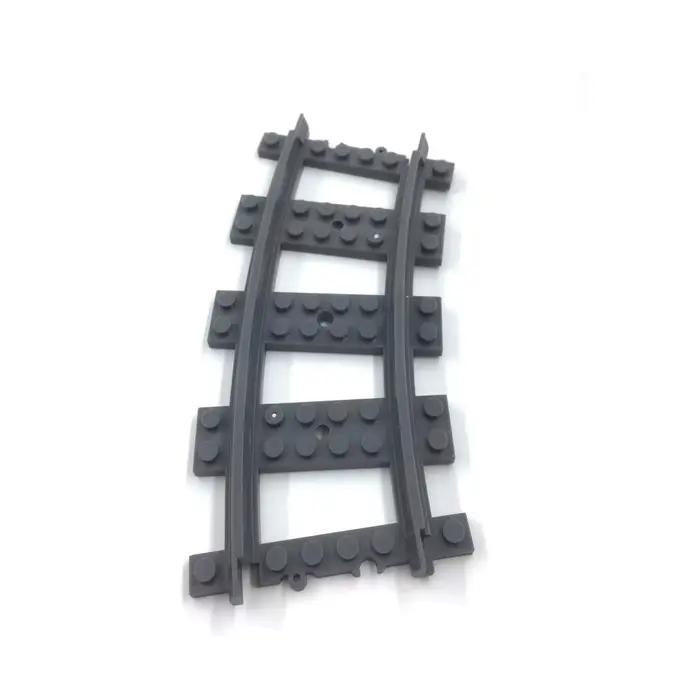 50 pièces/lot Trains urbains Train Rail Rails droits blocs de construction techniques ensemble briqu