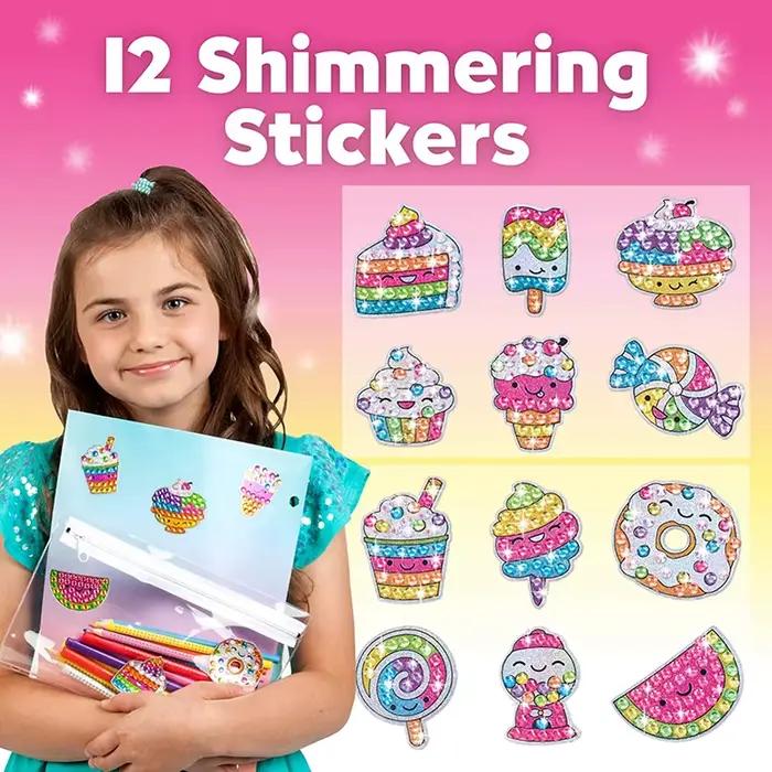 12 créer une grande gemme diamant peinture autocollant Kit Art artisanat filles garçons licorne Anim