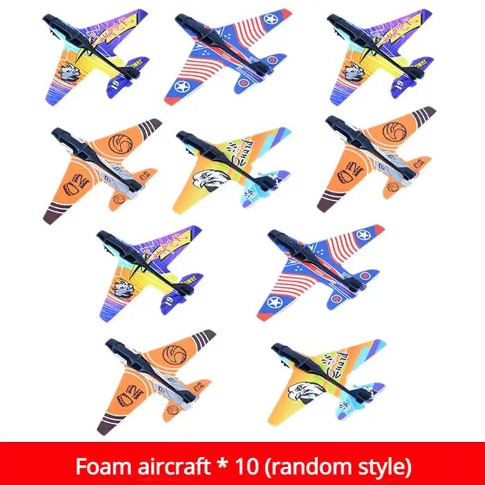 Jouets pour enfants lanceur d'avion avion en mousse amusant pour enfants jouet d'interaction Parent-