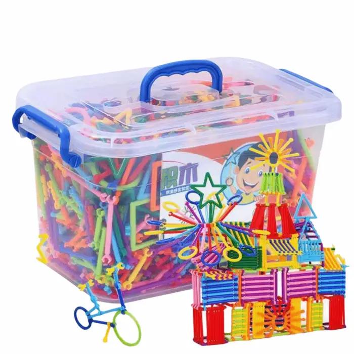 Puzzle créatif pour enfants, 300/500/800/1000/1200 pièces, blocs de construction 3D colorés, dévelop