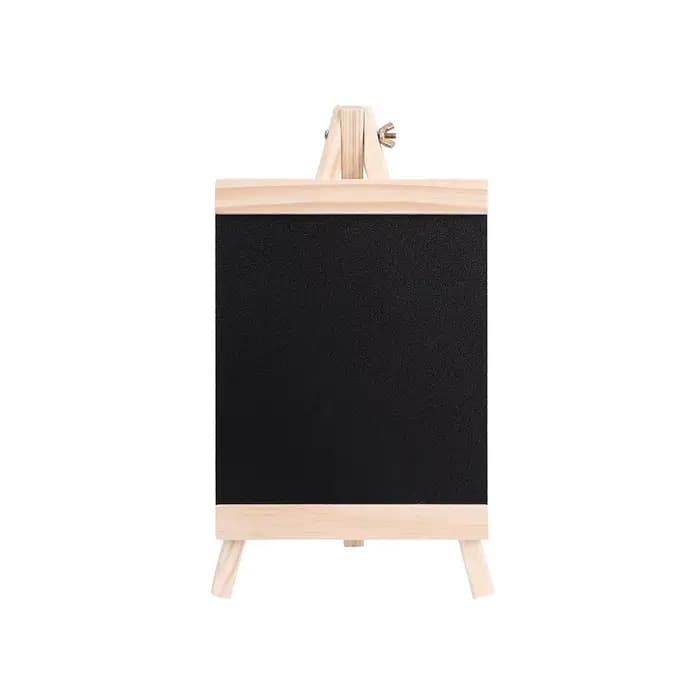 Tableau noir pliable pour enfants, écriture de mémo, craie noire, tableaux en bois, chevalet en bois
