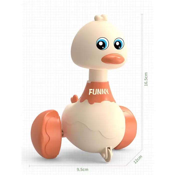 Jouet pour bébé, canard pivotant de dessin animé, véhicules à pression, glisse à inertie animale, vo