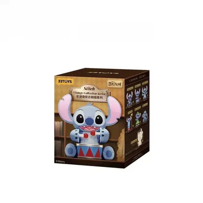 52TOYS Stitch Vintage Collection Blind Box Figure Stitch Tide Play Toy Ornament Gift Birthday Gift S