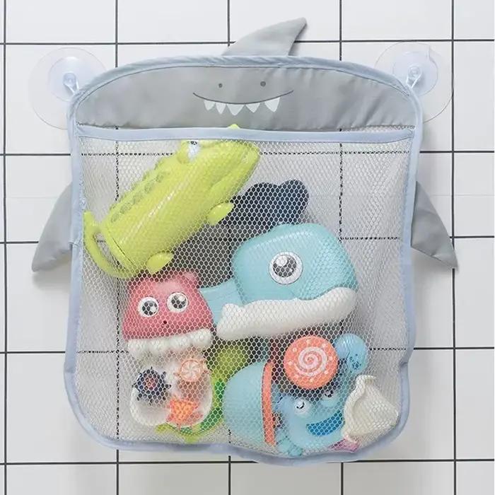 Sac de rangement de jouets de bain pour enfants, sac en maille de rangement pour bébé, jouets de sal
