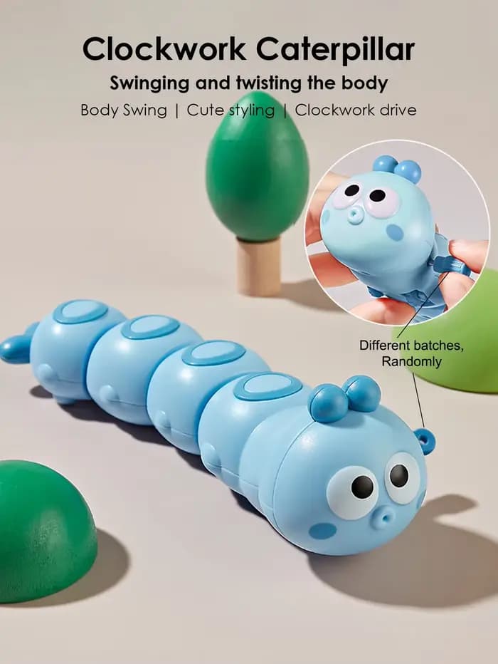 Jouet Chenille Articulée Mignonne à Chaudronner, Jouet Anti-Stress pour l'Éducation Précoce des Enfa