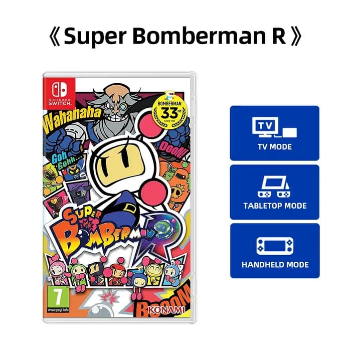Offres de jeux Nintendo Switch, Super Bomberman, édition R-Stander, cartouche de jeux, carte fongiqu
