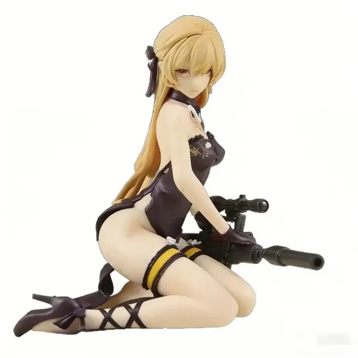 Figurine PVC de personnage féminin de jeu fantastique, tenue violette, modèle d'ornement de bureau,