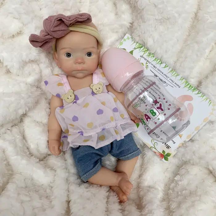 OtardDolls – poupée Reborn en Silicone souple de 10 pouces, corps entier en Silicone solide, peinte
