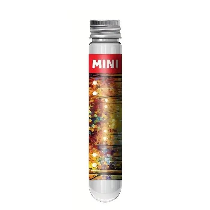 Puzzle en tube à essai, 150 pièces, se promener sous la pluie, mini voyage, maison de noël, tour de