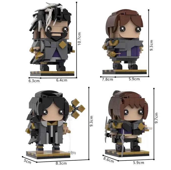 MOC Clair Obscur expédition 33 blocs de construction jeu Figure Gustave Lune Maelle Sciel brique jou
