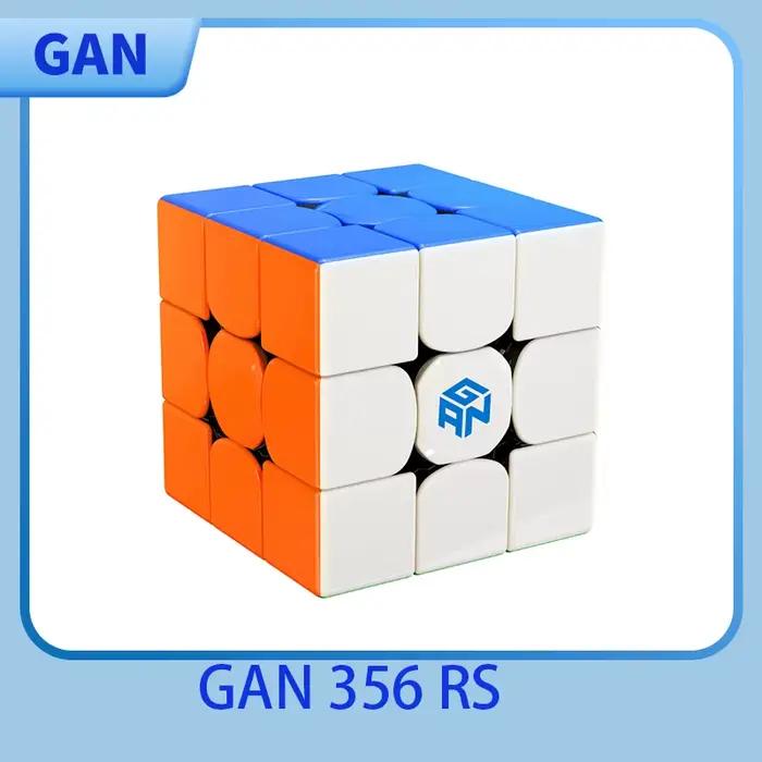 GAN 356 RS 3X3 Cube de Vitesse Magique Sans Autocollant Professionnel Fidget Jouets GAN 356RS Cubo M