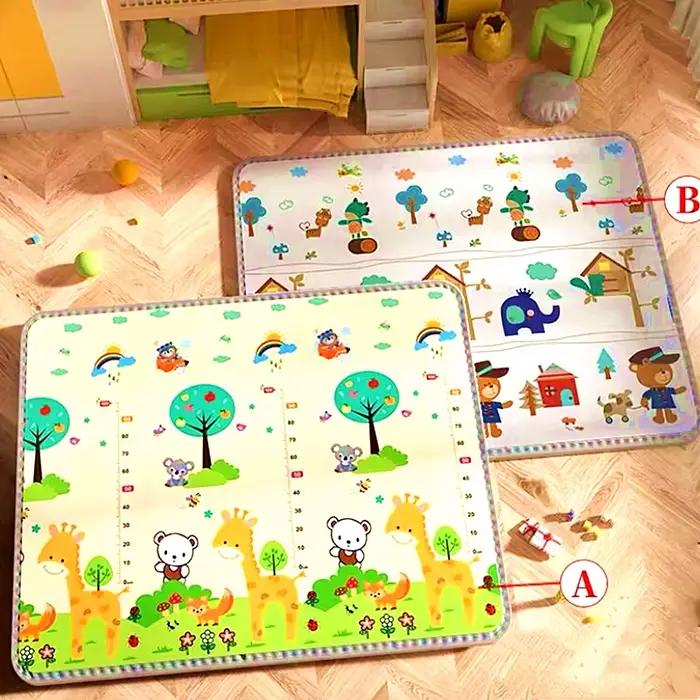 200x1 0/180x1 0/180x120cm tapis de jeu pour enfants épais tapis de sécurité amical ramper tapis de j