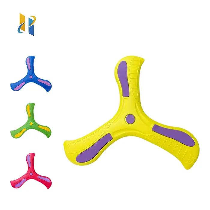 Boomerang – jouet d'extérieur croisé à trois feuilles pour enfants, disque volant, jouet de sport in
