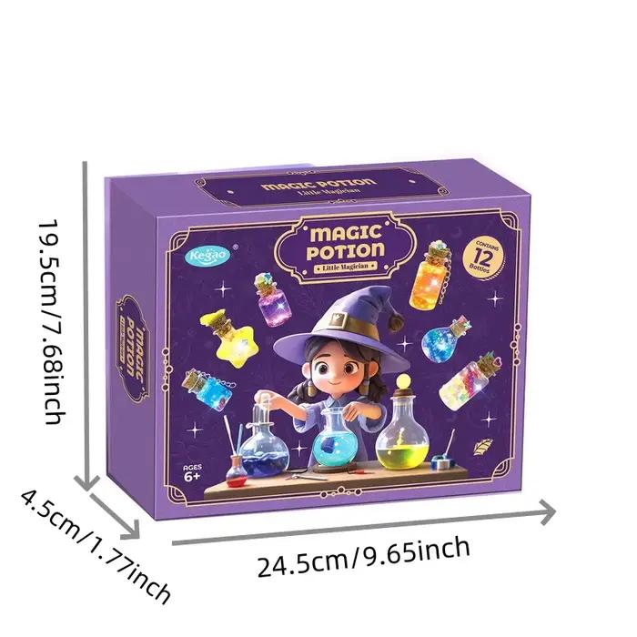 Kit de potion de magicien DIY pour enfants, expérience scientifique de sorcier, jouet créatif, cadea