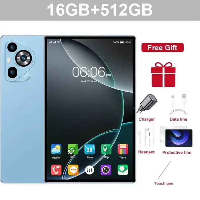 Nouvelle tablette mondiale originale 2025 Android 15 Pad 16 Pro 22 Go + 2 To Snapdragon Gen2 5G Doub