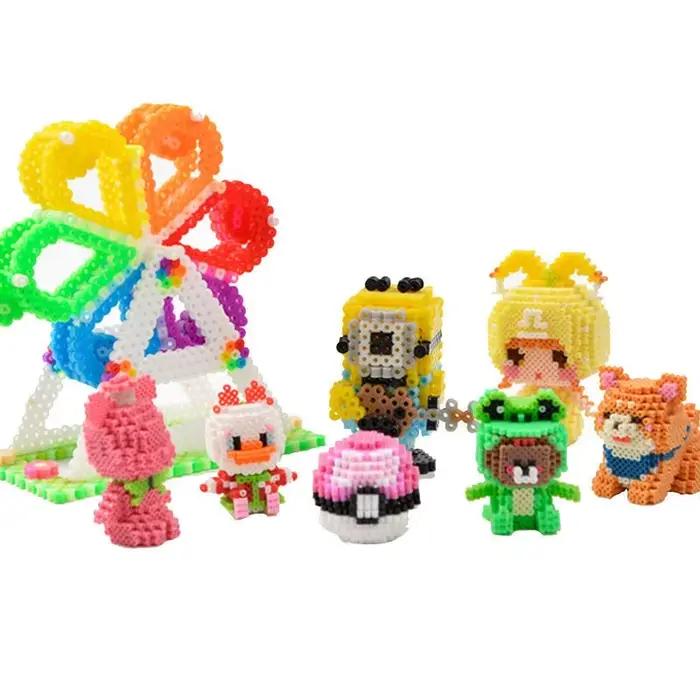 Perles Hama pour enfants, 2.6mm/5000 pièces/sac, bricolage, perles en fer, fusible, cadeau fait à la