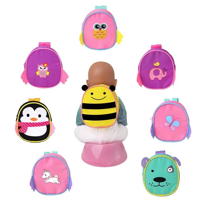 43 cm bébé poupée licornes sac à dos ours et génération américaine 18 pouces fille poupée enfants jo