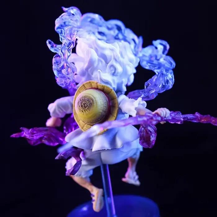 Bandai-Mini figurine One Piece Luffy Gear 5, statue de dieu du soleil, nika, figurine d'anime, modèl